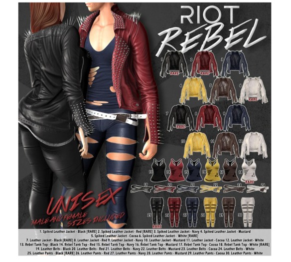 21. RIOT / REBEL Leather Belts - Navy - Maitreya