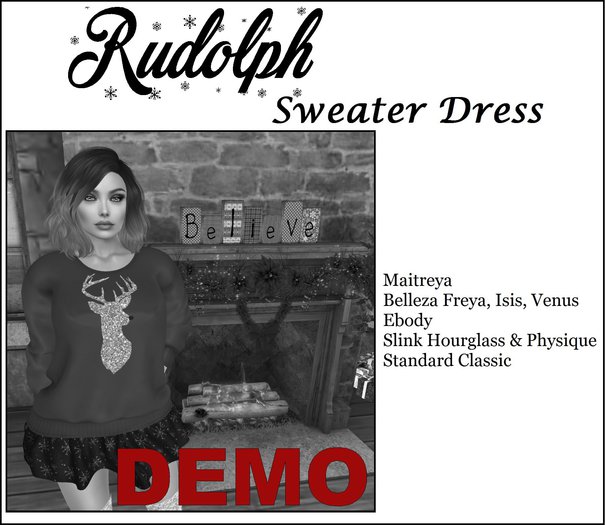 DEMO Nixxi Fashions - Rudolph Sweater Dress