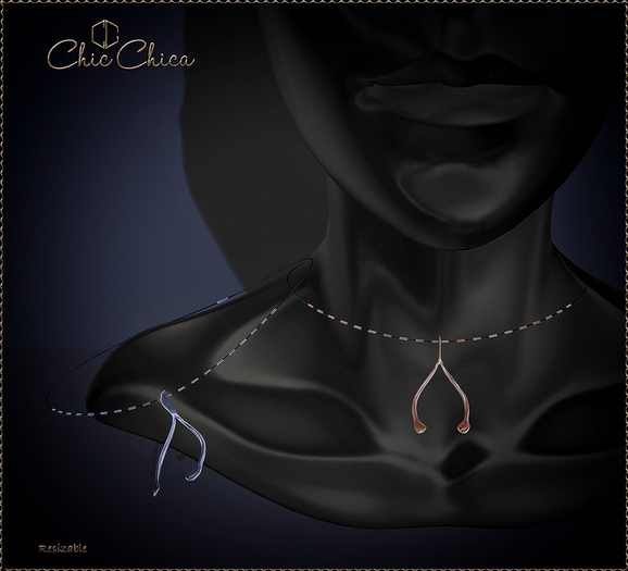 :::ChicChica::: Wishbone necklace