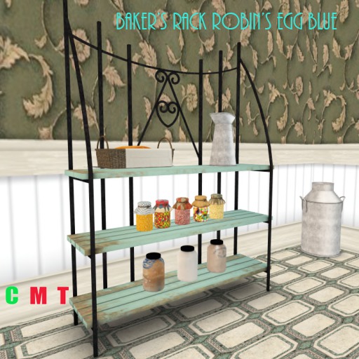 Baker's Rack ROBIN'S EGG BLUE