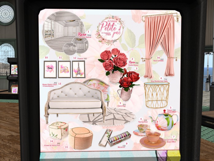 Ariskea[PetiteParis 2] Pouf Fabric
