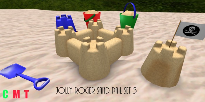JOLLY ROGER SAND PAIL SET