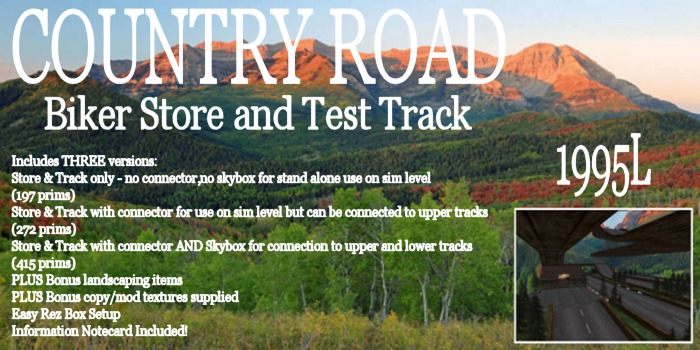 Country Road Store and test track