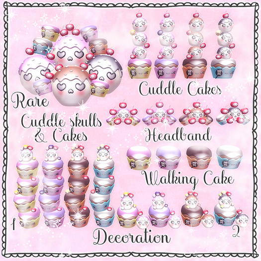 * My Toxic Cake * Yummy Cuddle cakes RARE