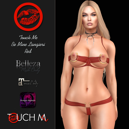 Touch Me Be Mine Langieri Red