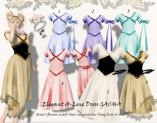 Gacha Elegant A-Line No.6 Box