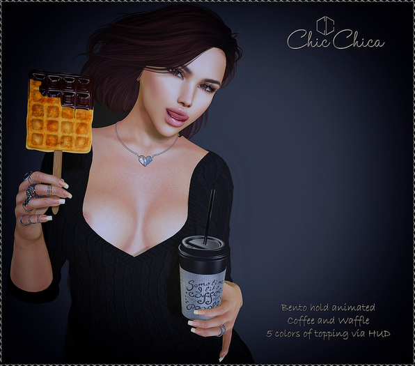:::ChicChica::: Waffle and coffee