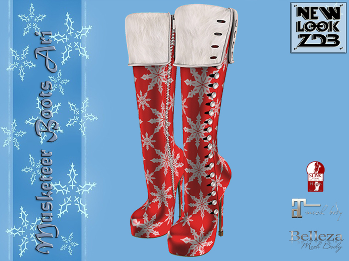 Christmas Musketeer Boots Ari(wear me)