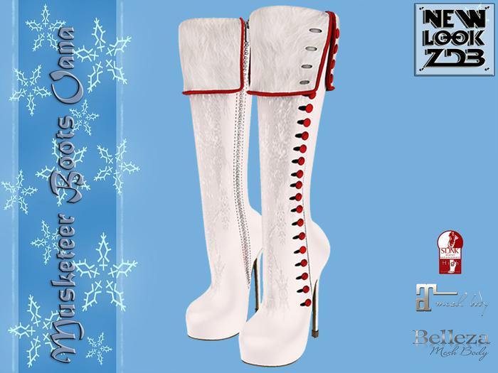 Christmas Musketeer Boots Oana