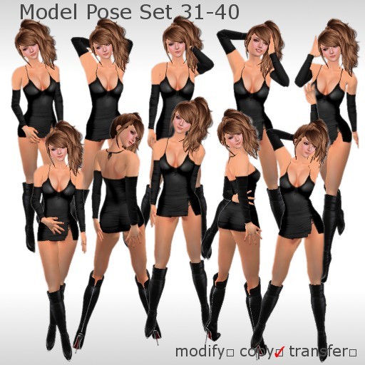 ++DESIRE++ Model Pose Set 31-40
