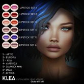 Glam Affair - Klea Lipstick  for Catwa Heads - SET 4