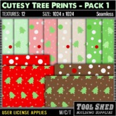 Tool Shed - Cutesy Tree Prints - Pack 1