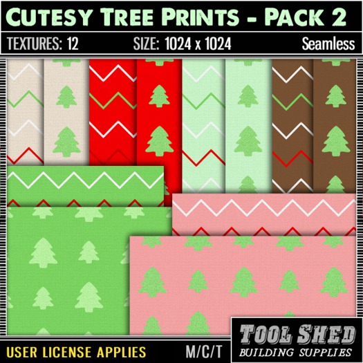 Tool Shed - Cutesy Tree Prints - Pack 2