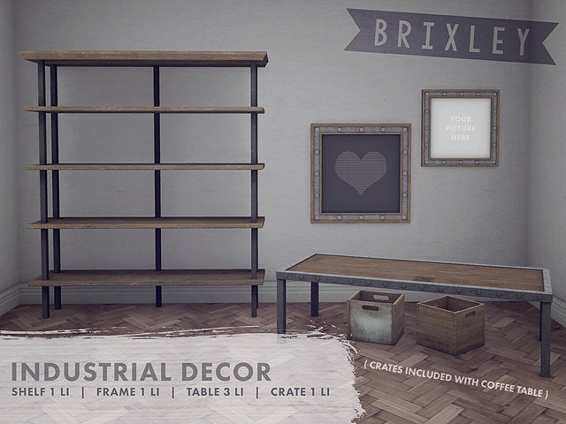 [Brixley] industrial decor