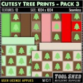 Tool Shed - Cutesy Tree Prints - Pack 3