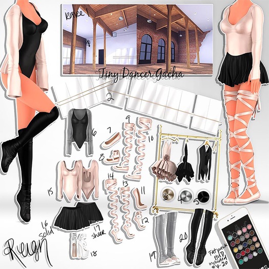 REIGN.- BALLET FLATS PLAIN (SLINK)  #11