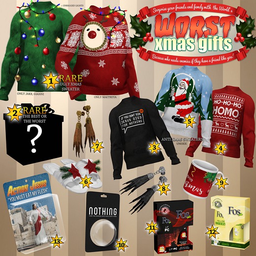 FAKEICON / worst xmas gifts / 8. gram's creepy bijou / silver
