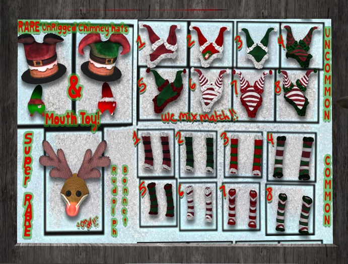 ::AppyB:: WHR Clyd Christmas GACHA- Bonnet 4