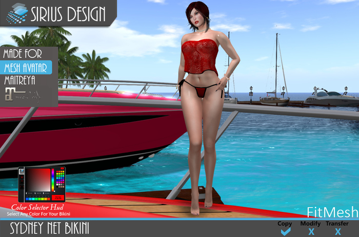 Sirius Design Sydney Net Bikini For Maiterya Boxed