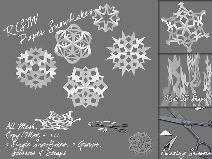 R(S)W Paper Snowflakes