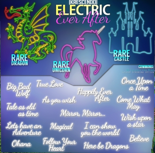 [Kres] Electric Ever After - Unicorn RARE
