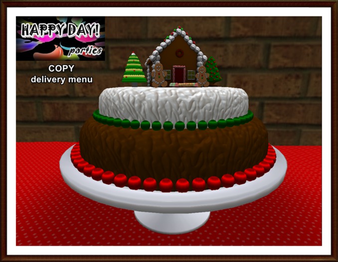 Christmas - Gingerbread House Cake