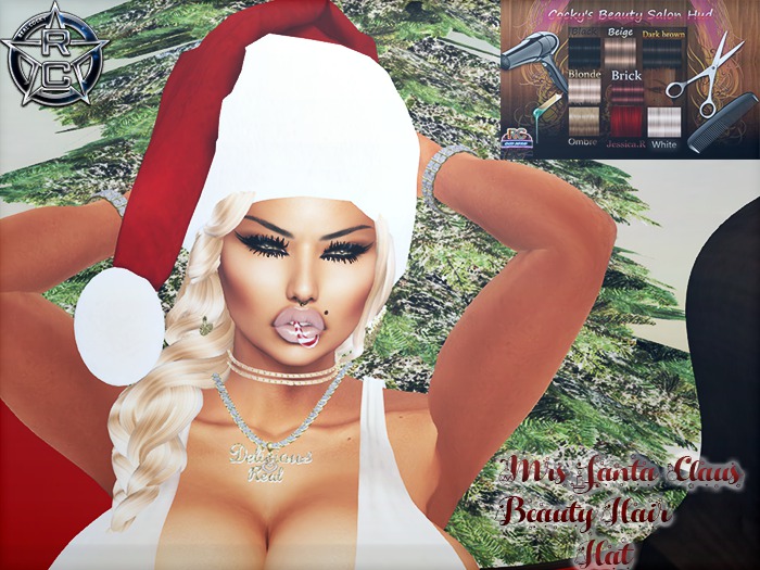{RC}Mrs. Santa Claus Hair
