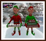 Christmas - Elves Ho-Ho-Ho Merry Christmas