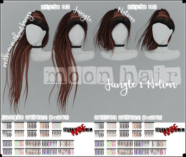 Moon. Hair // - Reds - Notion