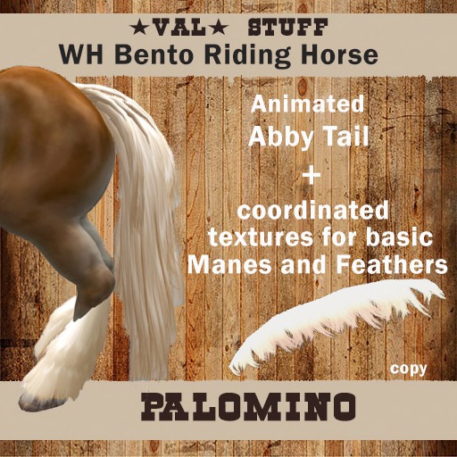 >VAL< WHDraft - Abby Tail [Palomino] -Box