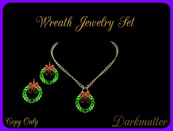 Wreath Jewelry Set