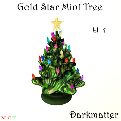 Gold Star Mini Tree
