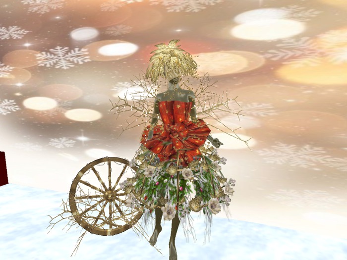 M7Shop  Mannequin wheel Gold Red