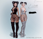 :ESSENCE:#Lilith Full outfit Black