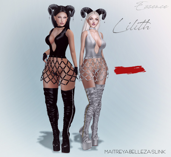 :ESSENCE:#Lilith Full outfit Red