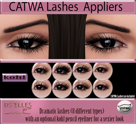DS'ELLES -(BOX)(WEAR) 8 LASHES applier For Catwa