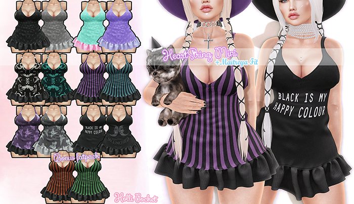 RETIRED*HolliPocket* HeartString Minis-MAITREYA FullPocket