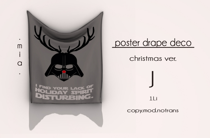 mia. poster drape deco. j