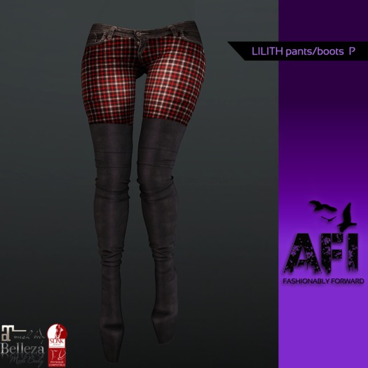AFI Designs Lilith Plaid Pants/Boots *add me*