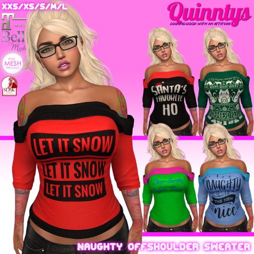 Naughty Offshoulder Sweater {Quinnty's} Add to unpack