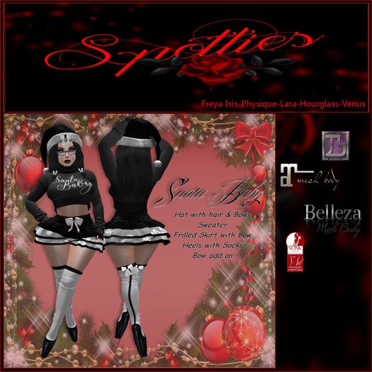 Santa Baby Black