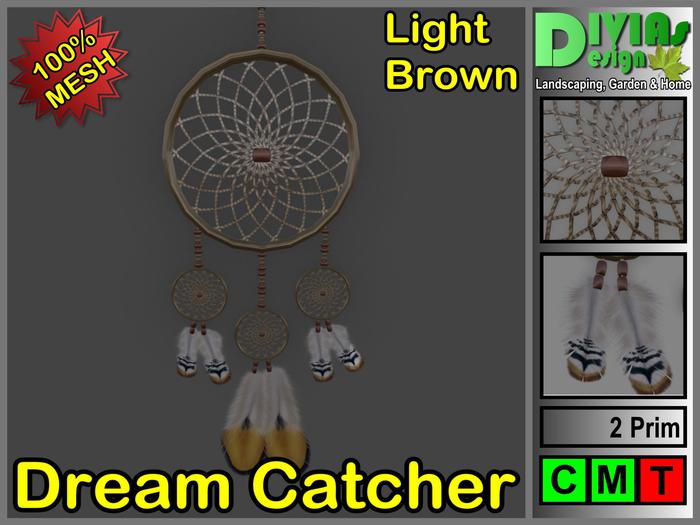 Dreamcatcher light brown - 3D mesh model