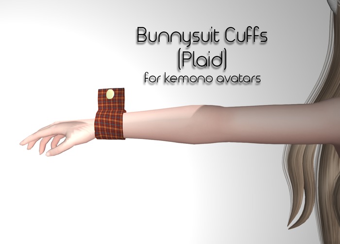 LMF Kemono Bunnysuit Cuffs (Plaid)