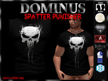 ~DOMINUS~Spatter Punisher TSHIRT (BOXED)