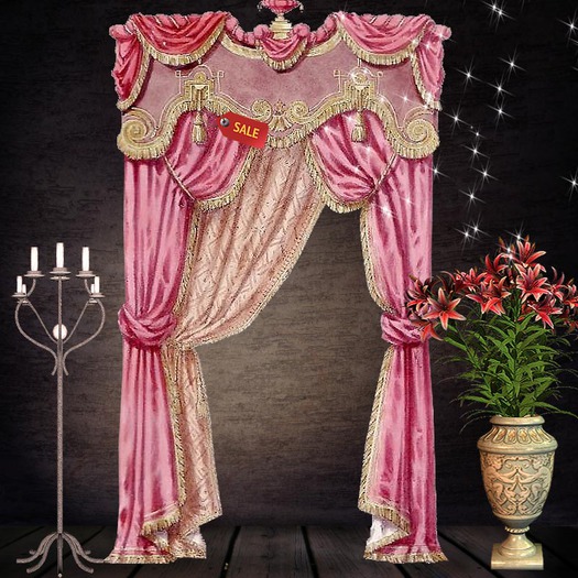 Second Life Marketplace *medieval valance royal curtain drapes*26