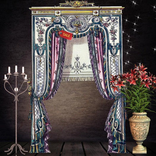 Second Life Marketplace *medieval valance royal curtain drapes*27
