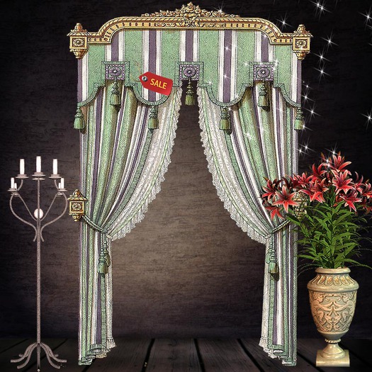 Second Life Marketplace *medieval valance royal curtain drapes*28