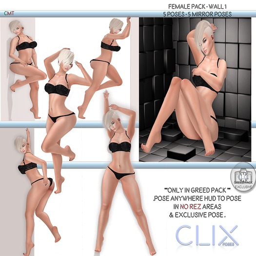 Clix - Female Greed Pack - Wall 1 (Wear)