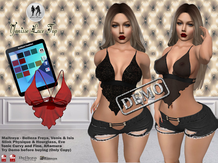 .:H.F YANISSE LACE TOP DEMO