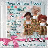 MBB * Gifty Gold Dress Outfit (K,B&Bebe)